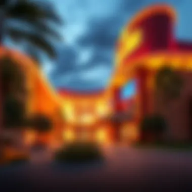 Exterior view of Alice Springs Casino showcasing its architecture