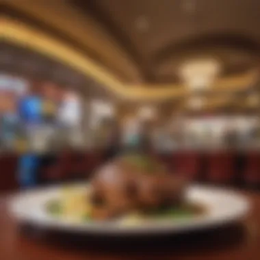 Dining options within the casino