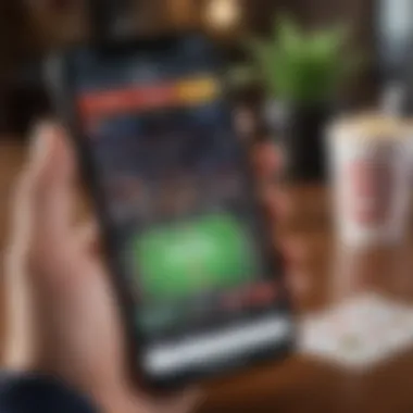 User-friendly interface of the Barstool Sportsbook app displayed on a smartphone