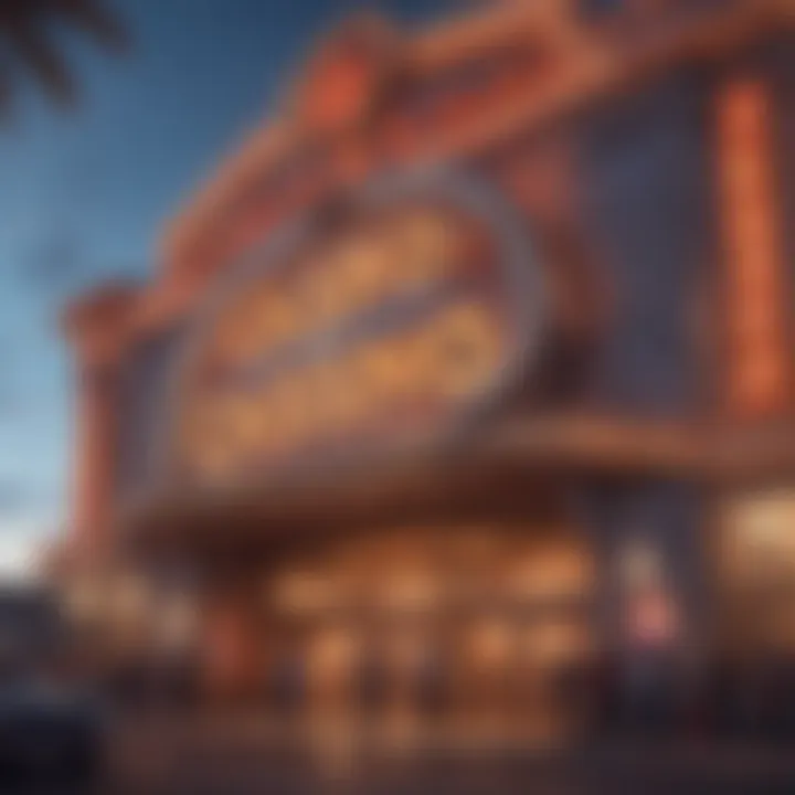 Stunning view of a casino exterior near Idaho