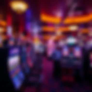 Interior gaming floor showcasing various slot machines