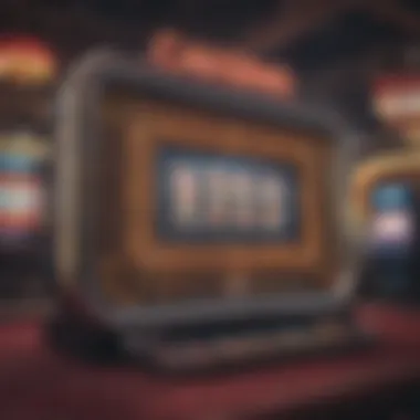 Casino Promotions Display Computer screen displaying casino promotions