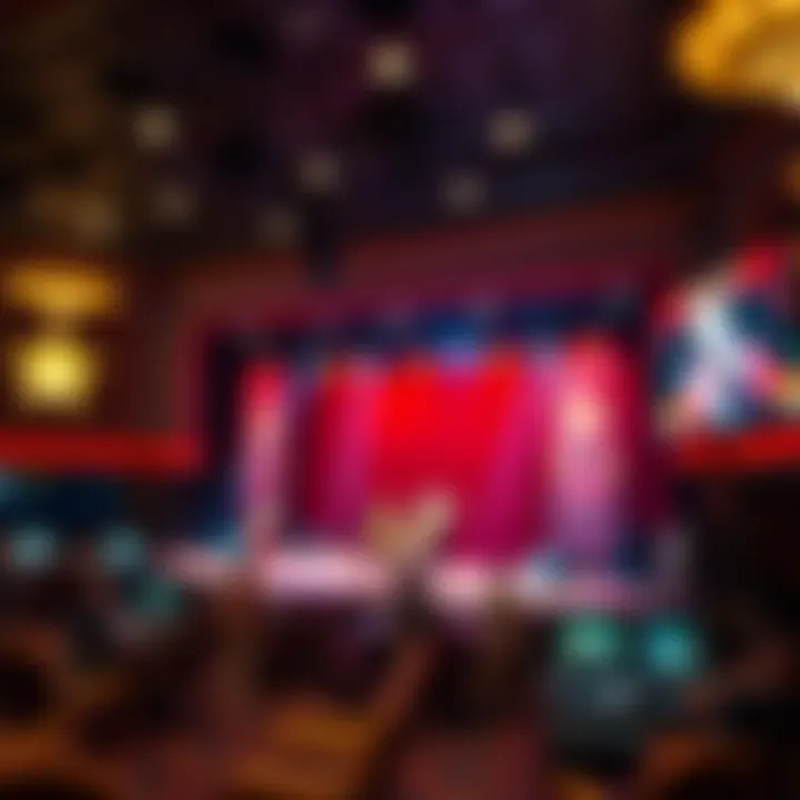 Live entertainment stage at Parx Casino