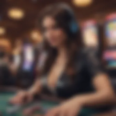 Immersive Experience of Online Slot Gaming A player enjoying an immersive online slot gaming experience