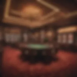 Borgata Poker Room ambience showcasing vibrant gameplay