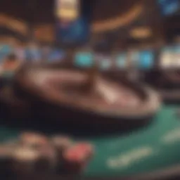 Panoramic view of FanDuel Casino interface showcasing game selection