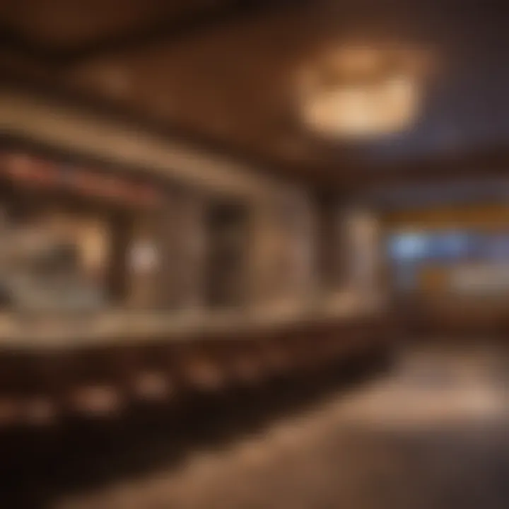 Dining area featuring traditional and modern culinary offerings