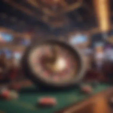 A vibrant casino scene filled with excitement and the energy of gaming enthusiasts.