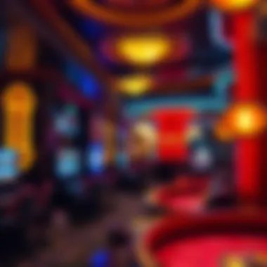 Casino environment enhancing gameplay experience