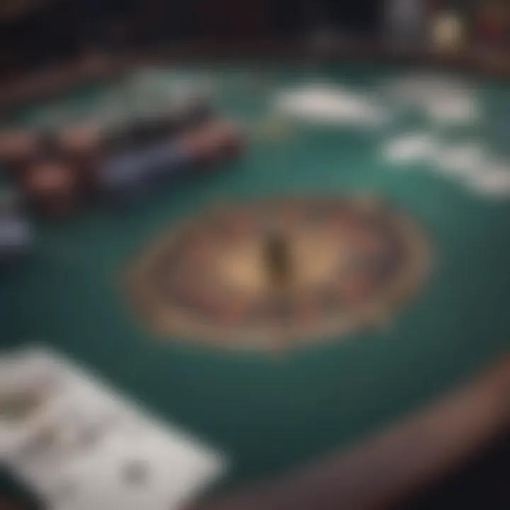 An overview of Three Card Poker table layout